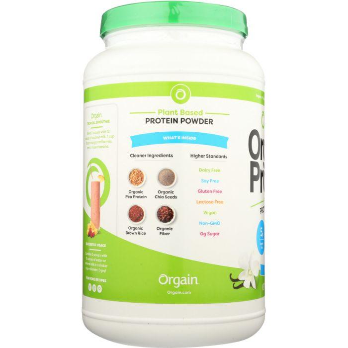 ORGAIN: Organic Protein Plant Based Powder Sweet Vanilla Bean