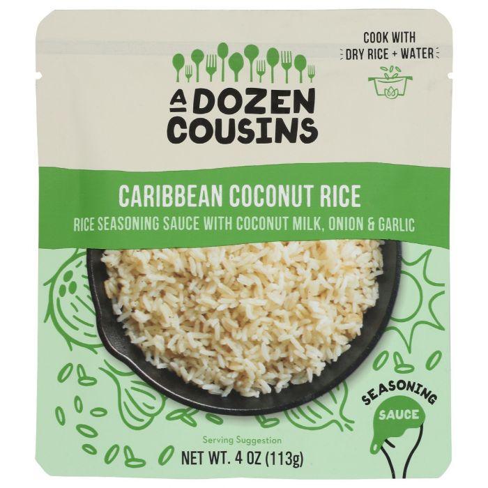 A DOZEN COUSINS: Caribbean Coconut Rice Seasoning Sauce, 4 oz - Cookitmenu
