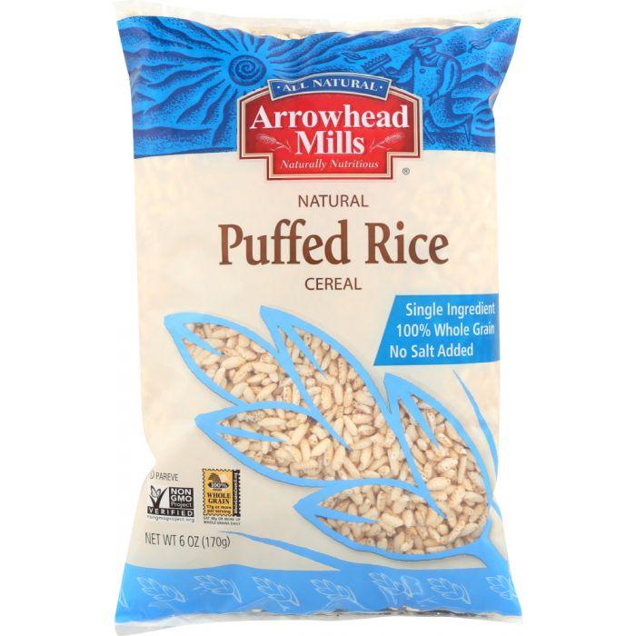 ARROWHEAD MILLS: Natural Puffed Rice Cereal, 6 oz - Cookitmenu