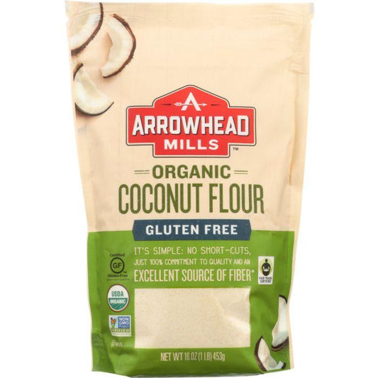 ARROWHEAD MILLS: Organic Coconut Flour, 16 oz - Cookitmenu