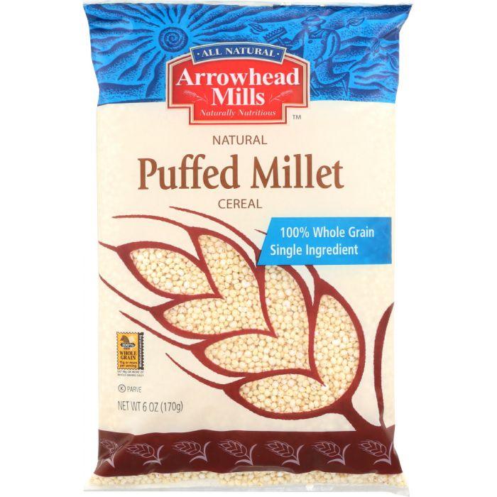 ARROWHEAD MILLS: Puffed Millet Cereal, 6 oz - Cookitmenu