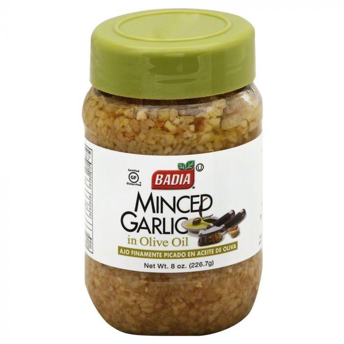BADIA: Garlic Minced in Oil, 8 Oz - Cookitmenu