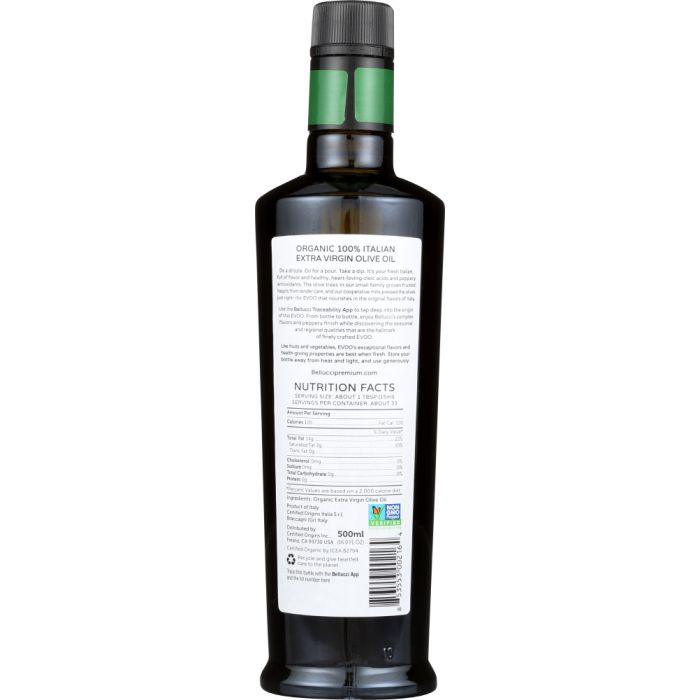BELLUCCI: Premium Certified Organic Extra Virgin Olive Oil, 16.9 Oz - Cookitmenu
