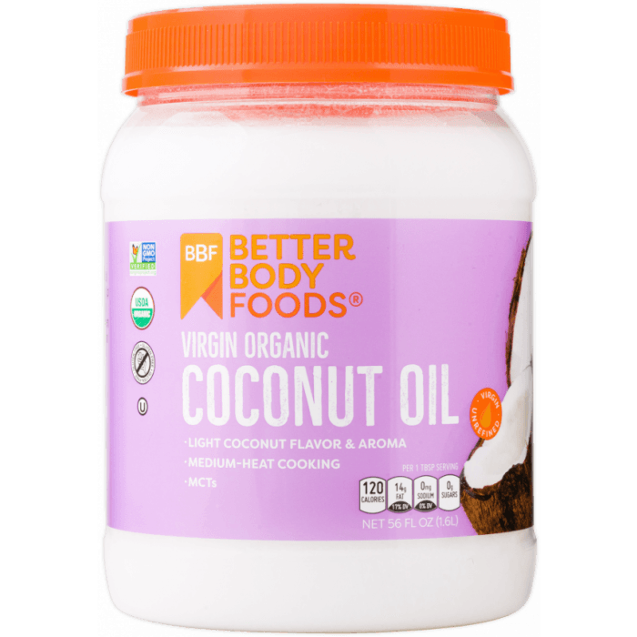 BETTERBODY FOODS: Organic Extra Virgin Coconut Oil, 15.5 oz - Cookitmenu