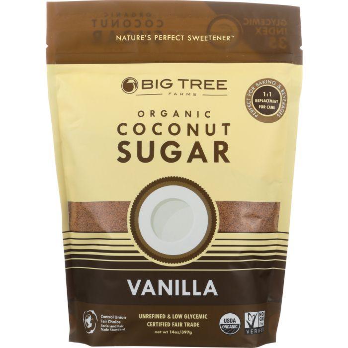 BIG TREE FARMS: Organic Coconut Palm Sugar Vanilla, 14 oz - Cookitmenu
