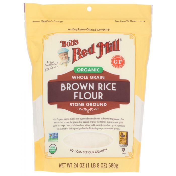BOB'S RED MILL: Organic Brown Rice Flour, 24 oz