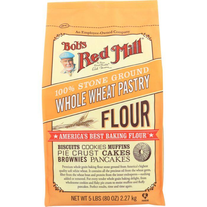BOB'S RED MILL: Stone Ground Whole Wheat Pastry Flour, 5 lb - Cookitmenu
