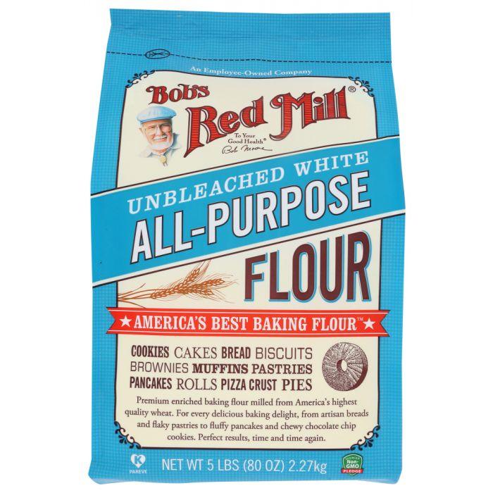 BOB'S RED MILL: Unbleached All-Purpose White Flour, 5 lb - Cookitmenu