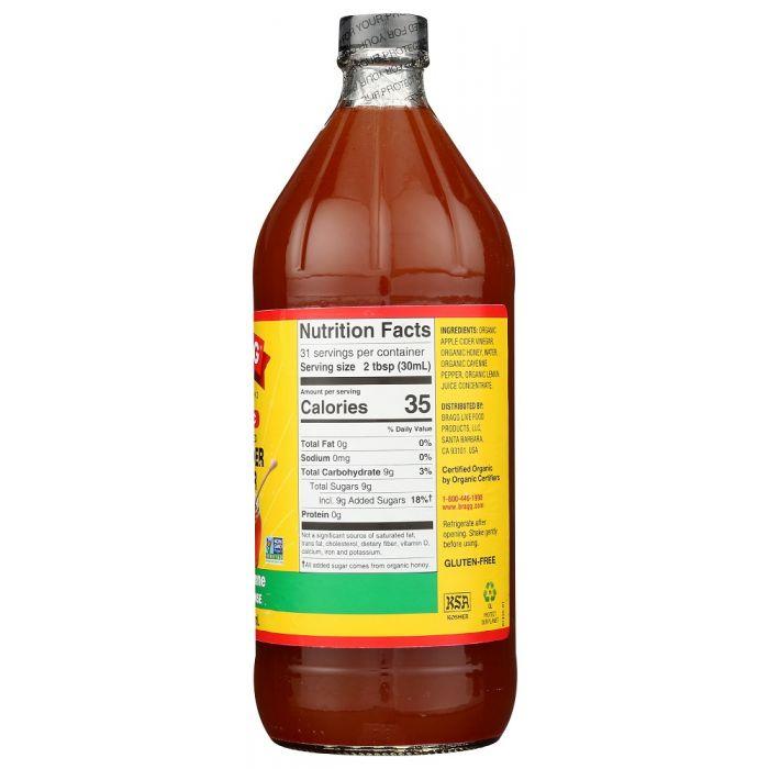 BRAGG: Organic Apple Cider Vinegar Miracle Cleanse Concentrate, 32 fl oz - Cookitmenu