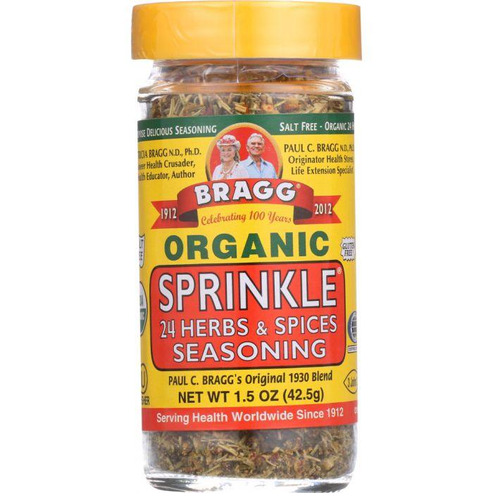 BRAGG: Organic Sprinkle 24 Herbs and Spices Seasoning, 1.5 oz - Cookitmenu