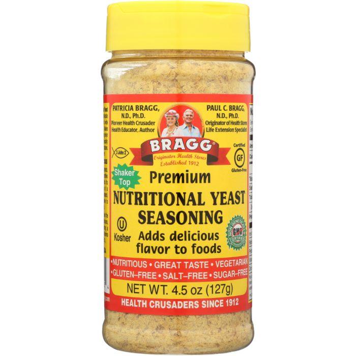 BRAGG: Premium Nutritional Yeast Seasoning, 4.5 oz - Cookitmenu
