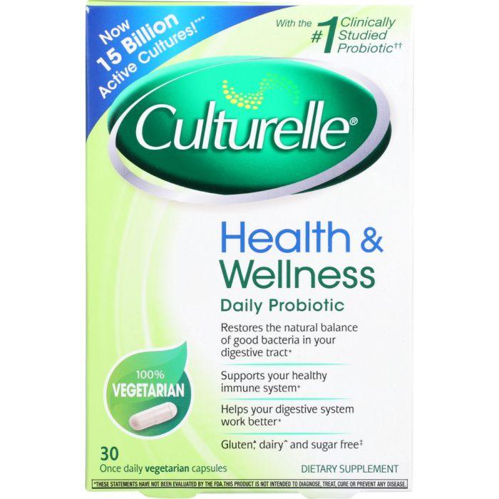 CULTURELLE PROBIOTIC: Probiotic Health & Wellness, 30 Vegetarian Capsules - Cookitmenu