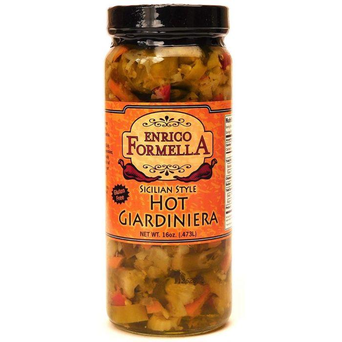 ENRICO FORMELLA: Hot Giardiniera, 16 oz - Cookitmenu
