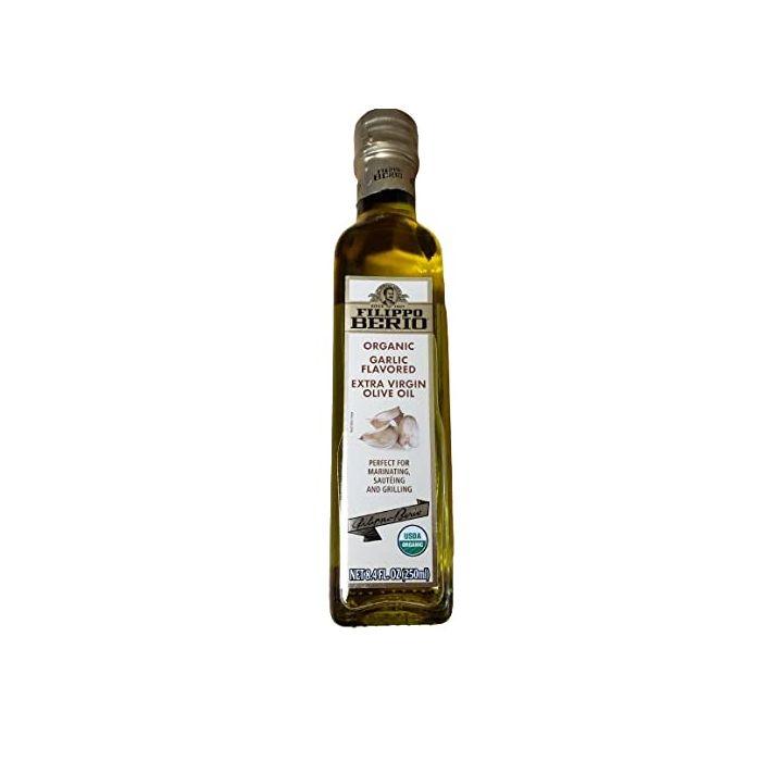 FILIPPO BERIO: Extra Virgin Olive Oil Garlic Flavored, 8.4 fo