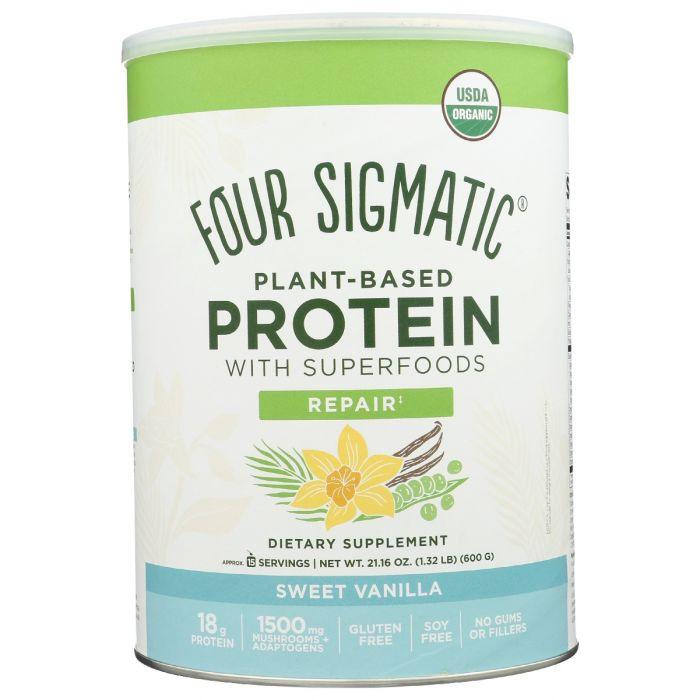 FOUR SIGMATIC: Protein Plant Vanilla, 21.6 oz - Cookitmenu