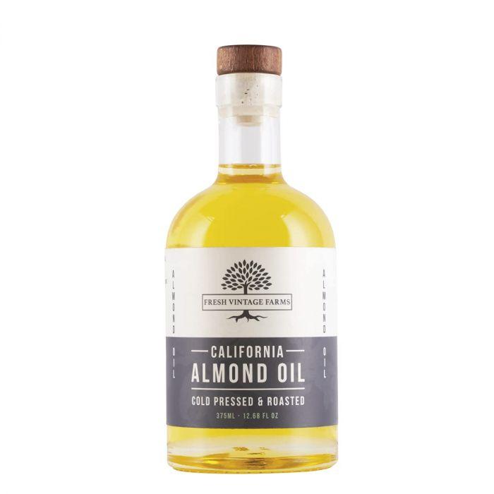 FRESH VINTAGE FARMS: Pure Cold Pressed Almond Oil, 375 ML - Cookitmenu