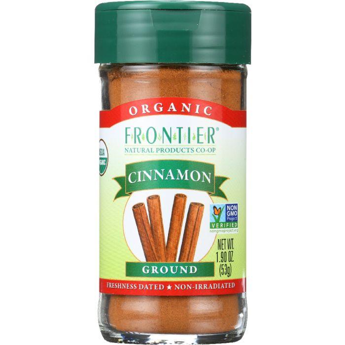 FRONTIER NATURAL PRODUCTS: Organic Cinnamon Ground, 1.9 oz - Cookitmenu