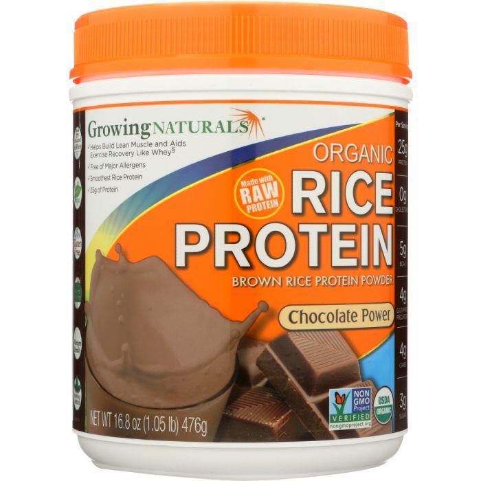 growing naturals rice protein