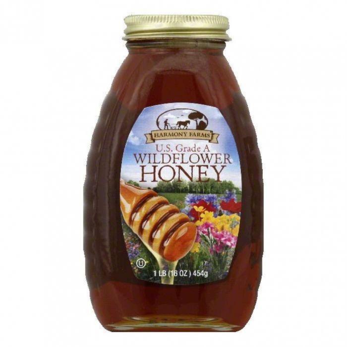 HARMONY FARMS: Wild Flower Honey, 16 oz - Cookitmenu