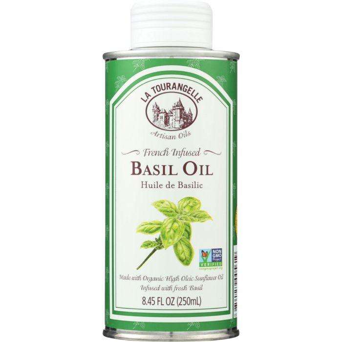 LA TOURANGELLE: Oil Infused Basil, 250 ml - Cookitmenu