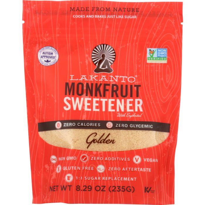 LAKANTO: Golden Monkfruit Sweetener Sugar Substitute, 8.29 oz - Cookitmenu