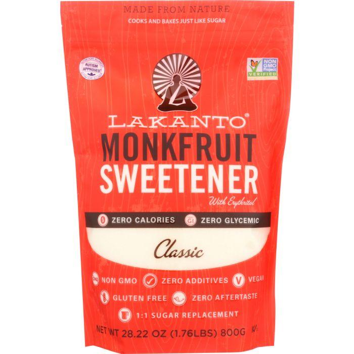 LAKANTO: Sweetener Classic Monkfruit, 28.22 oz - Cookitmenu