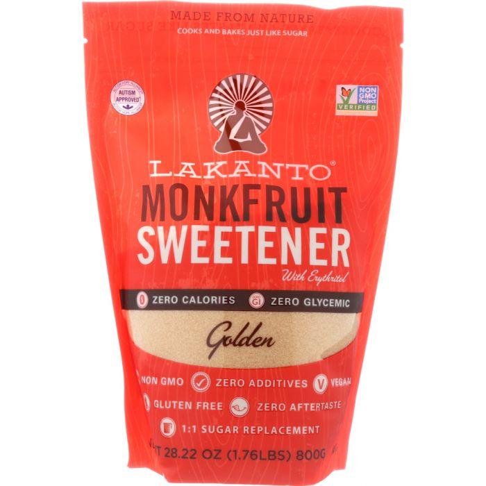 LAKANTO: Sweetener Golden Monkfruit, 28.22 oz - Cookitmenu