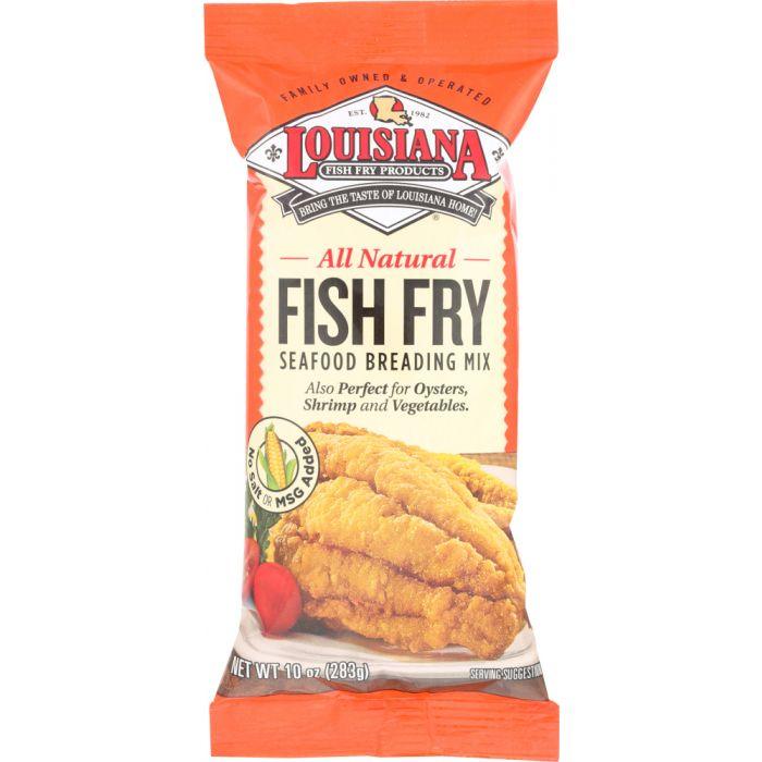 LOUISIANA FISH FRY: All Natural No Salt Fish Fry, 10 oz - Cookitmenu