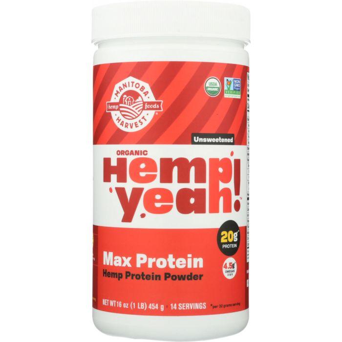 MANITOBA HARVEST: Hemp Yeah! Max Protein, 16 oz - Cookitmenu
