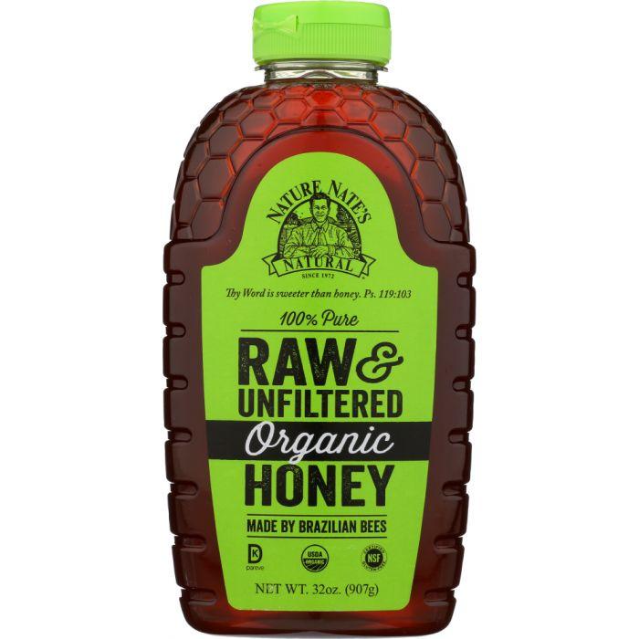 NATURE NATES: Organic Honey, 32 oz - Cookitmenu
