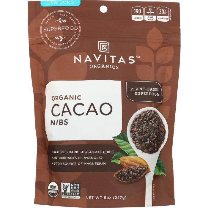 NAVITAS: Organic Cacao Nibs, 8 oz - Cookitmenu
