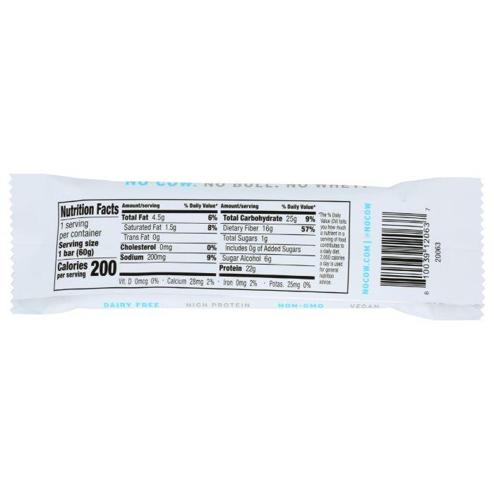 NO COW BAR: Cookies N Cream Protein Bar, 2.12 oz - Cookitmenu