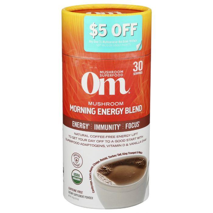 OM MUSHROOMS: Morning Energy Blend, 240 gm - Cookitmenu