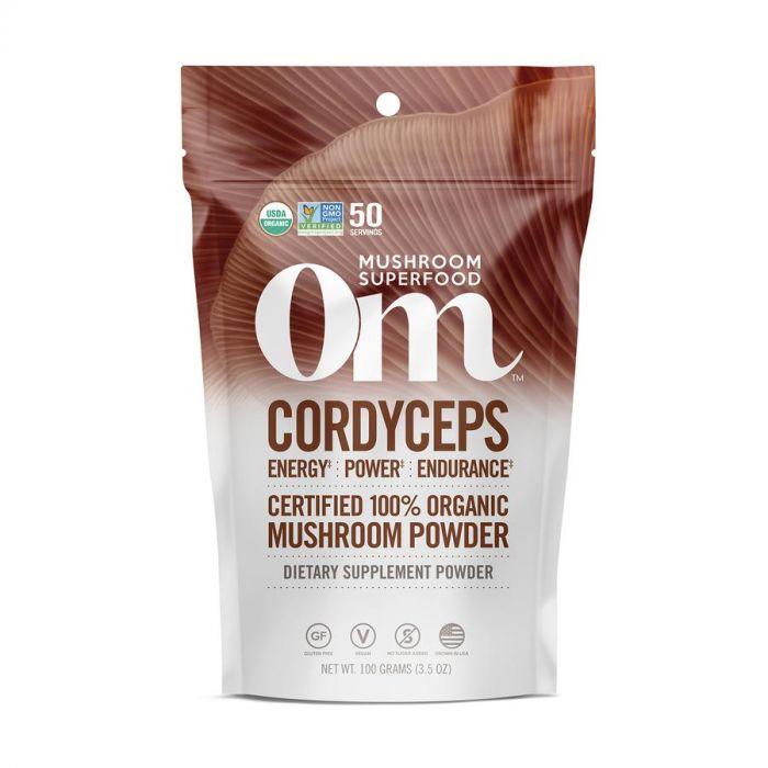OM ORGANIC MUSHROOM NUTRITION: Cordyceps Mushroom Powder, 100 gm - Cookitmenu