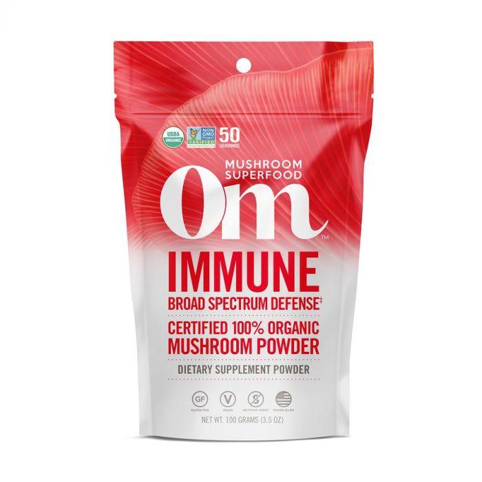 OM ORGANIC MUSHROOM NUTRITION: Om Immune Broad Spectrum Defense, 100 gm - Cookitmenu