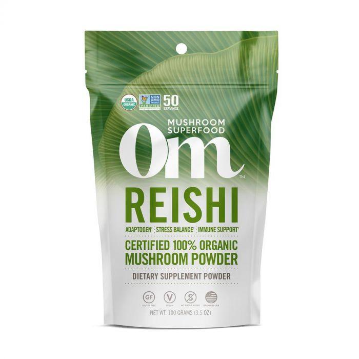 OM ORGANIC MUSHROOM NUTRITION: Reishi Mushroom Powder, 100 gm - Cookitmenu