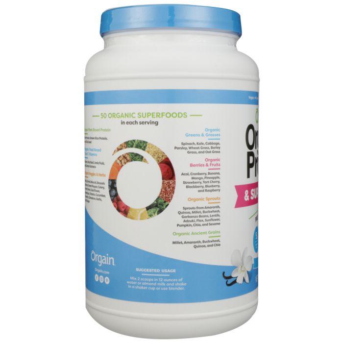 ORGAIN: Organic Protein & Superfoods Vanilla Bean Powder