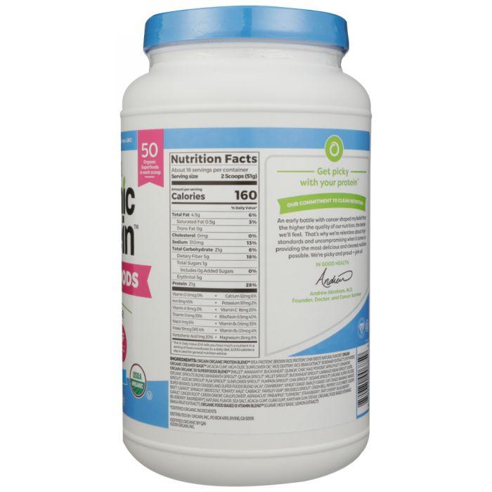 Organic Protein & Superfoods Vanilla Bean Powder, 2.02 lb