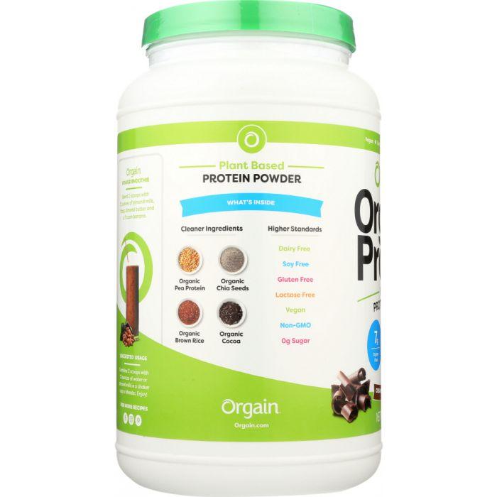 ORGAIN: Organic Protein Plant Based Powder Creamy Chocolate Fudge