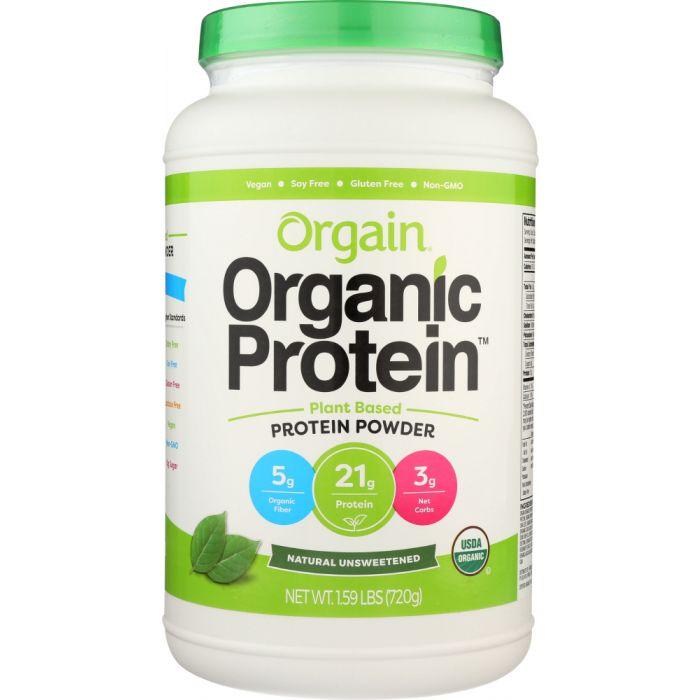 ORGAIN: Organic Unsweetened Protein Powder, 1.59 lb
