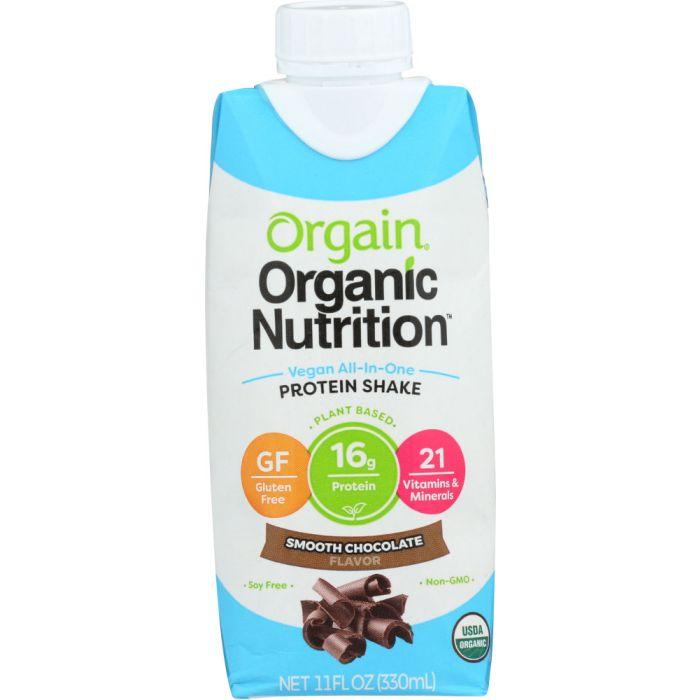 ORGAIN: Organic Vegan Nutritional Shake Smooth Chocolate