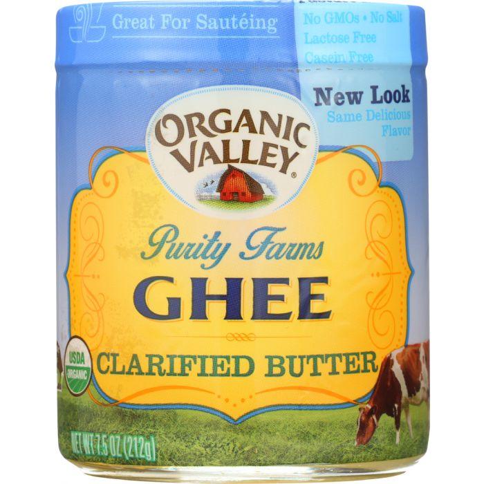 ORGANIC VALLEY: Purity Farms Ghee Clarified Butter, 7.5 oz