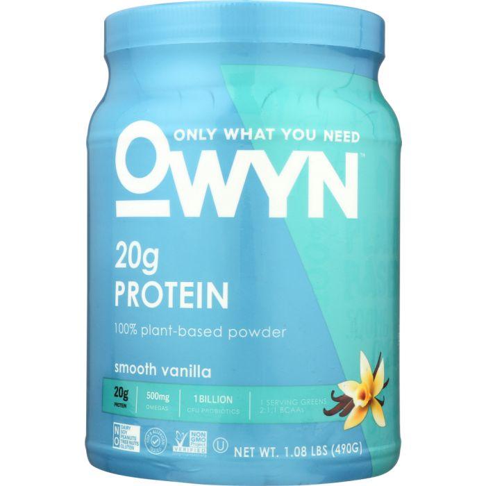 OWYN: Smooth Vanilla Protein Powder, 1.1 lb - Cookitmenu