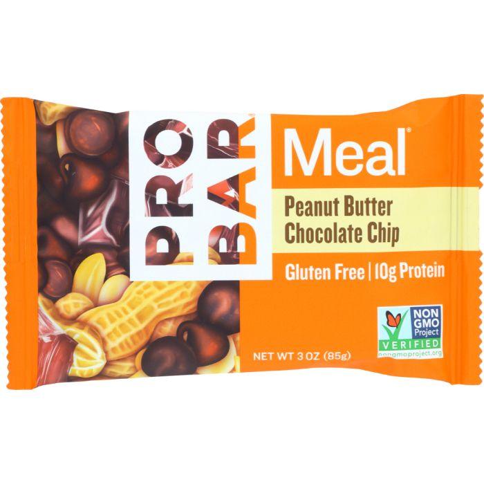 PROBAR: Meal Bar Peanut Butter Chocolate Chip, 3 oz - Cookitmenu