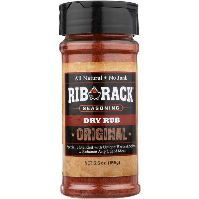 RIB RACK: Original Dry Rub Seasoning, 5.5 Oz - Cookitmenu