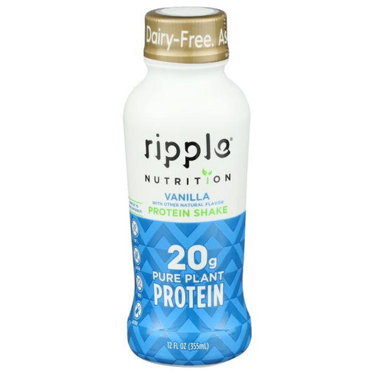 RIPPLE: Vanilla Protein Shake, 12 fo - Cookitmenu