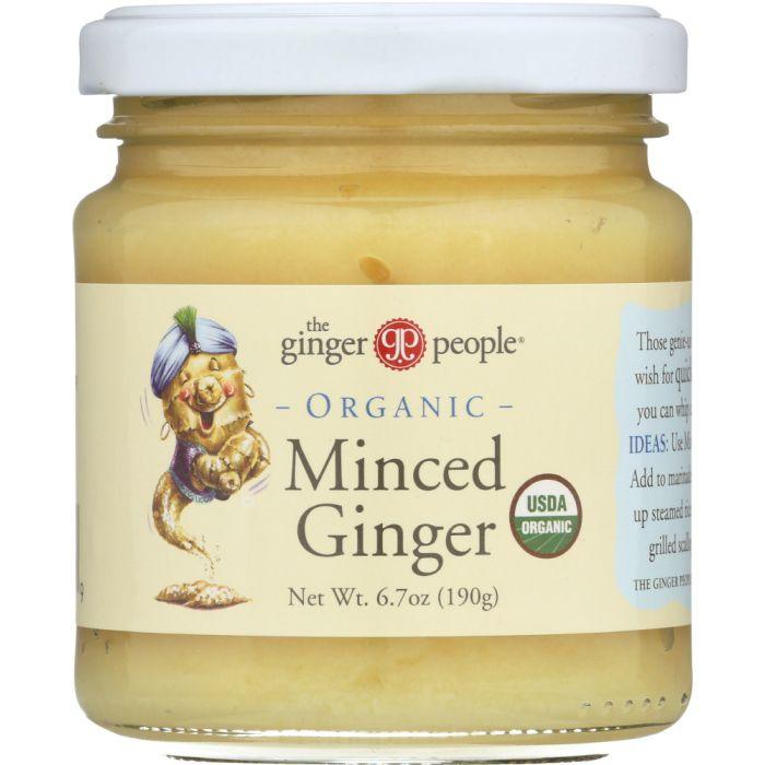 THE GINGER PEOPLE: Organic Minced Ginger, 6.7 Oz - Cookitmenu