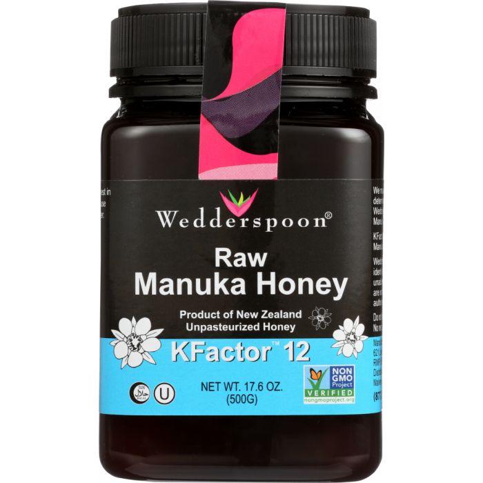 WEDDERSPOON: Honey Raw Manuka K Factor 12, 17.6 oz - Cookitmenu