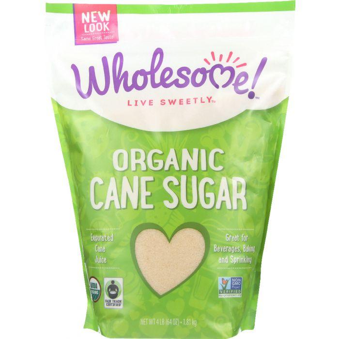 WHOLESOME SWEETENERS: Organic Cane Sugar, 64 Oz - Cookitmenu