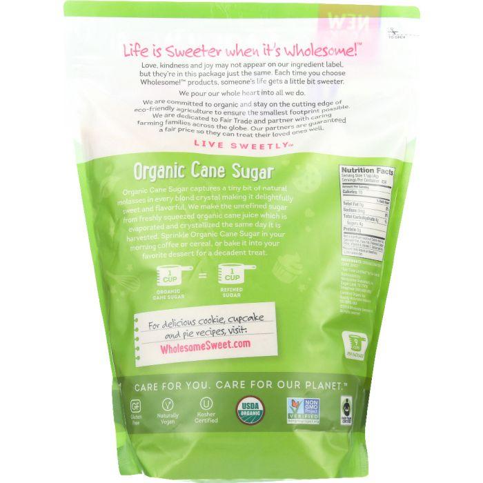 WHOLESOME SWEETENERS: Organic Cane Sugar, 64 Oz - Cookitmenu